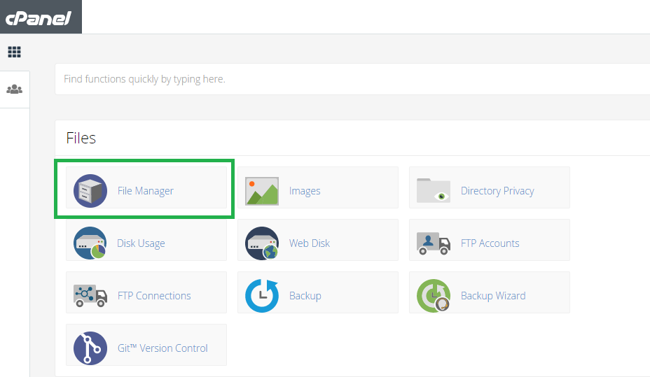 upload dengan file manager