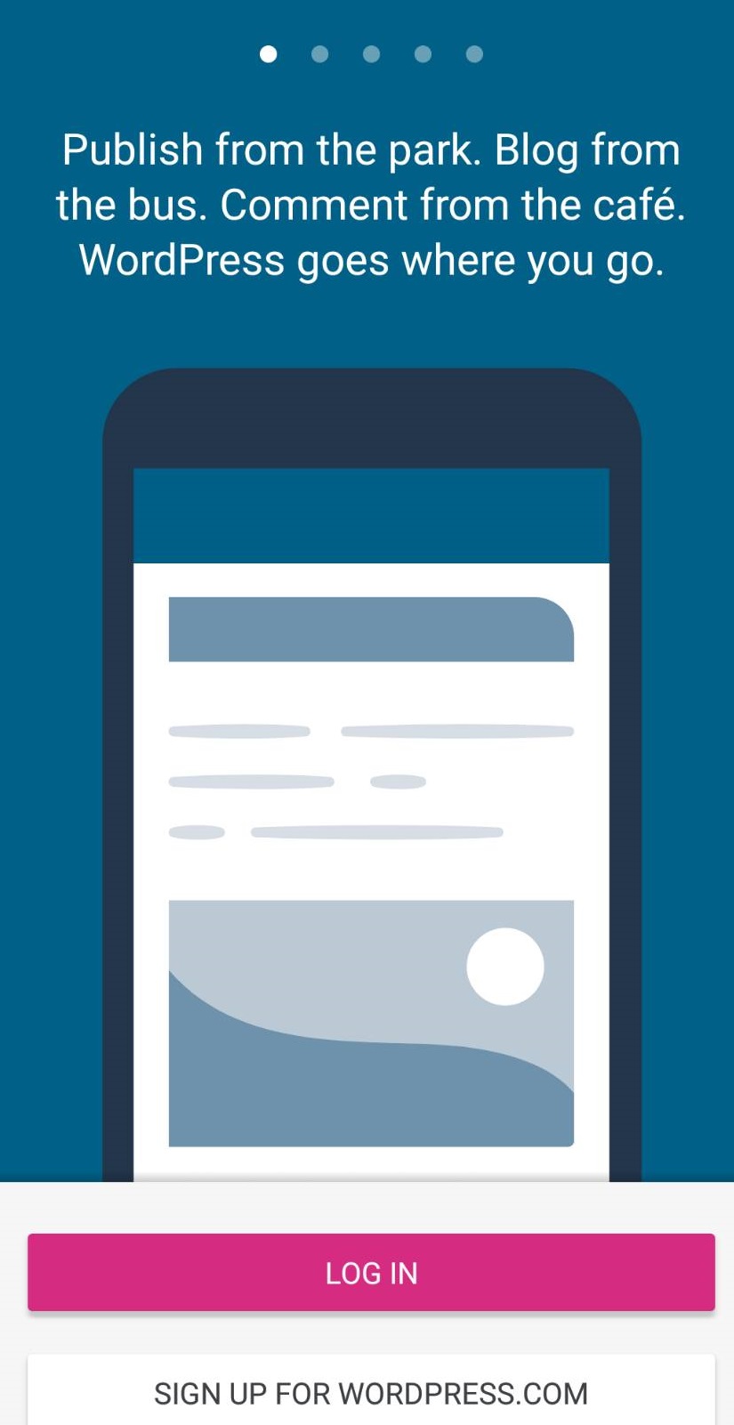 aplikasi wordpress telah di download
