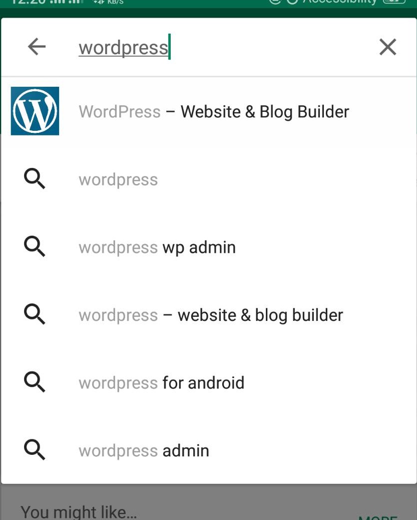 cari aplikasi wordpress