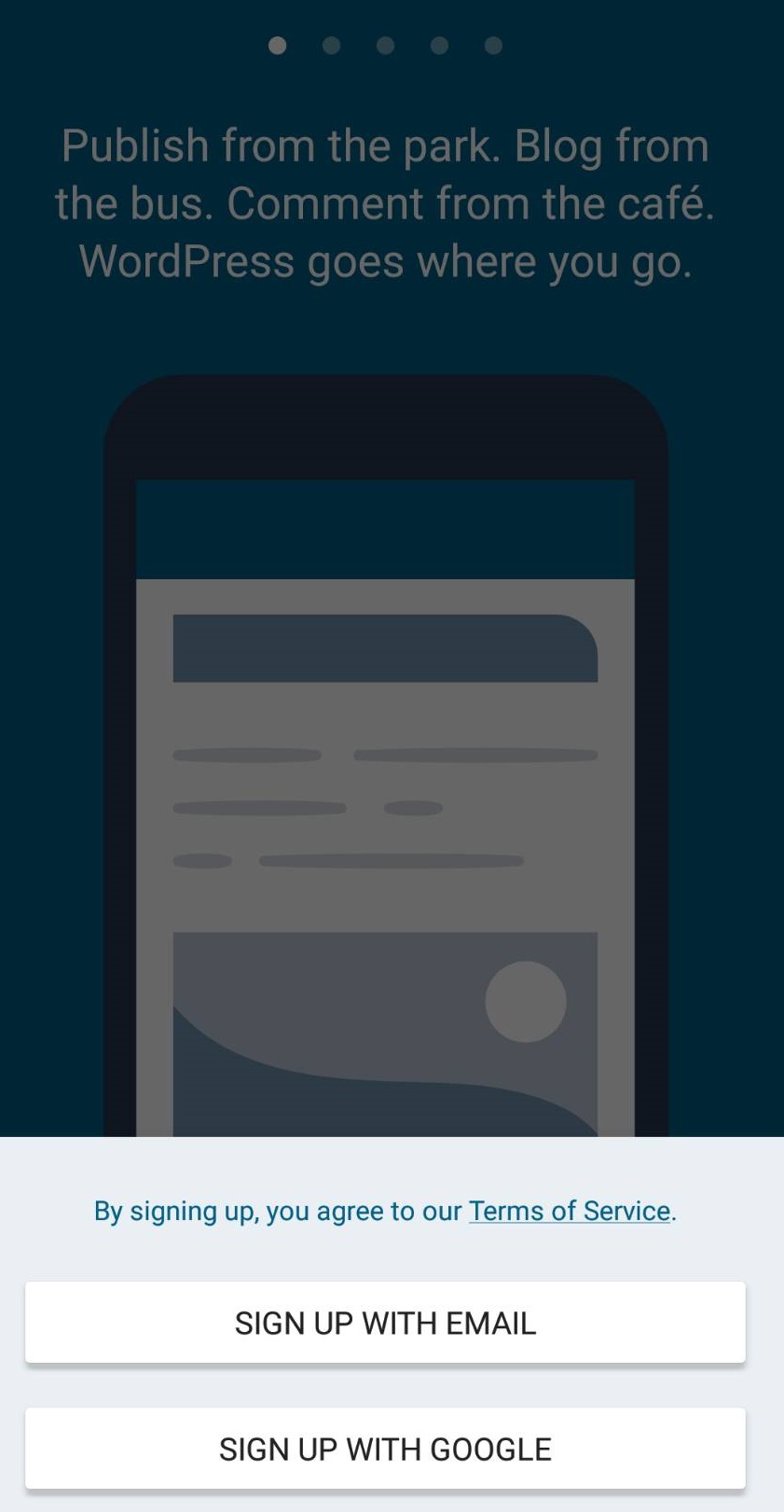 aplikasi wordpress telah di download