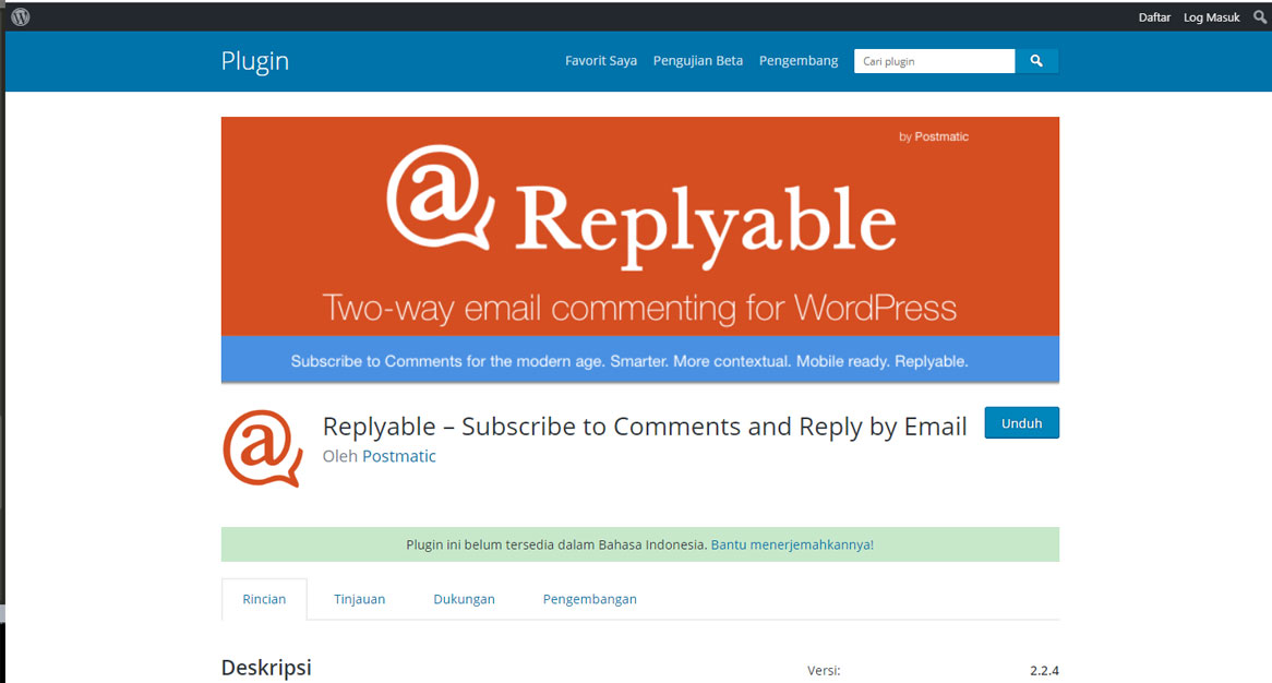plugin komentar wordpress