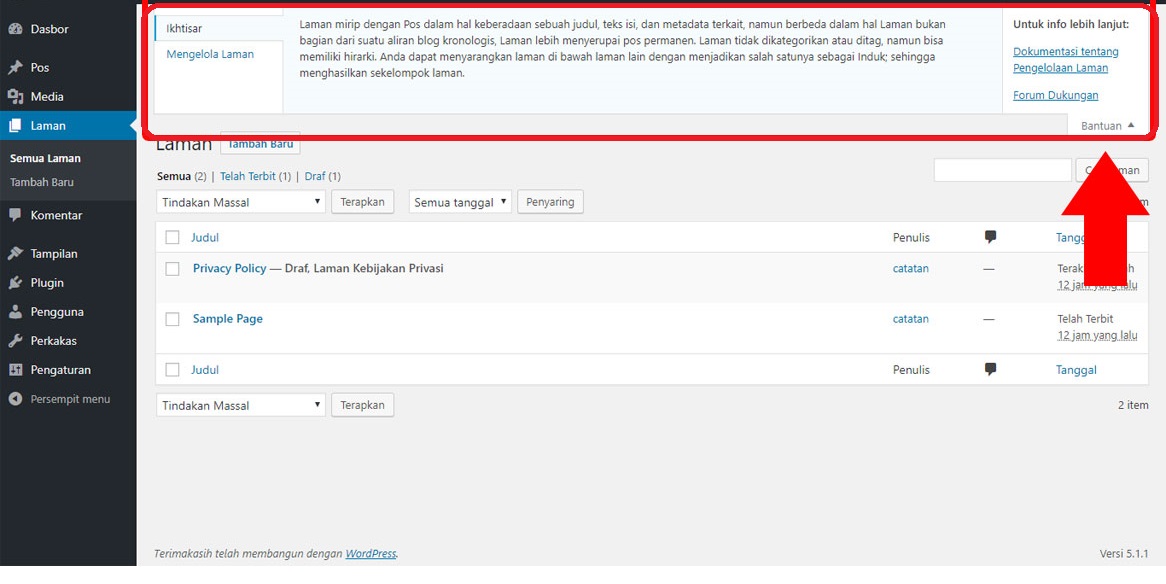 manfaat dan fungsi laman-wordpress